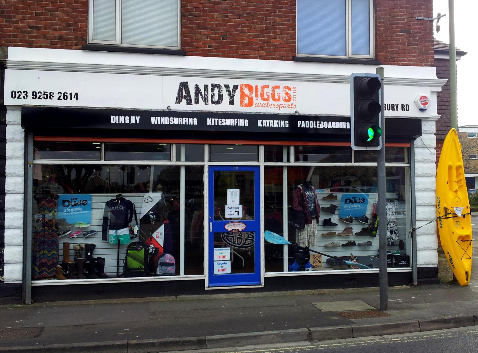 AndyBiggs Watersports Gosport Store AndyBiggs Watersports Gosport Store