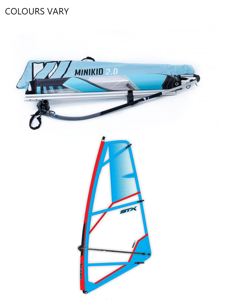 STX Pro Limit Minikid Kids Windsurfing Rig Package STX Pro Limit Minikid Kids Windsurfing Rig Package