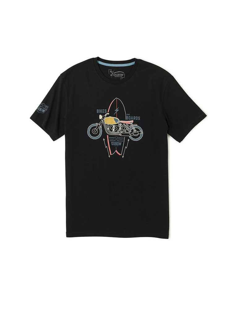 oxbow j2thundor t shirt black mens oxbow j2thundor t shirt black mens