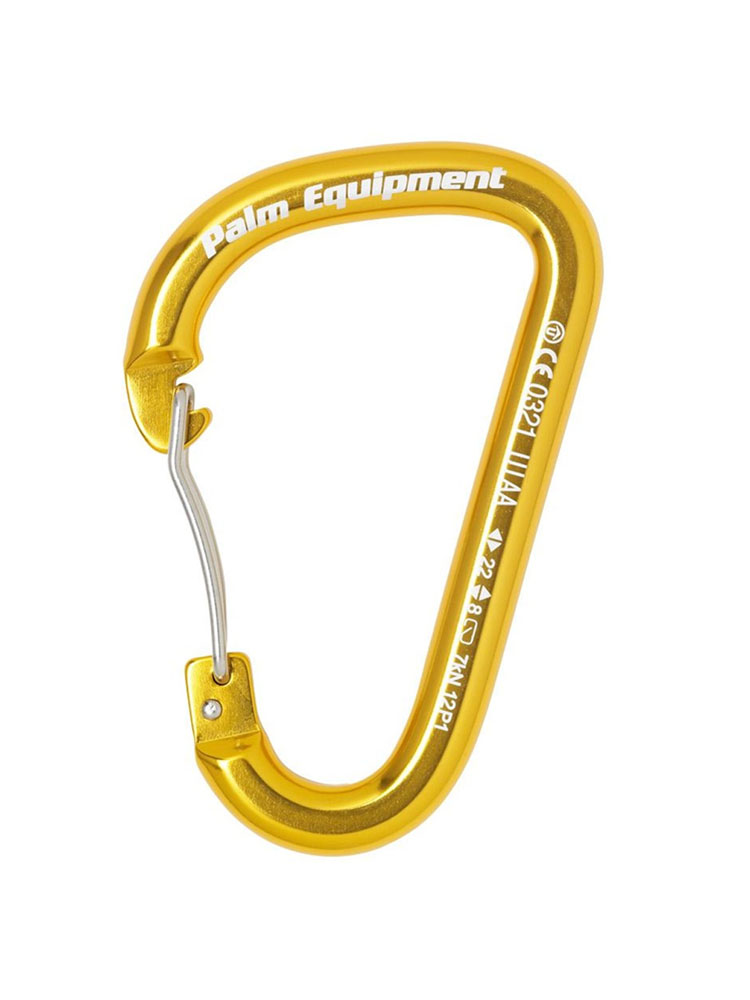 Palm Wire Gate Karabiner Gold Palm Wire Gate Karabiner Gold