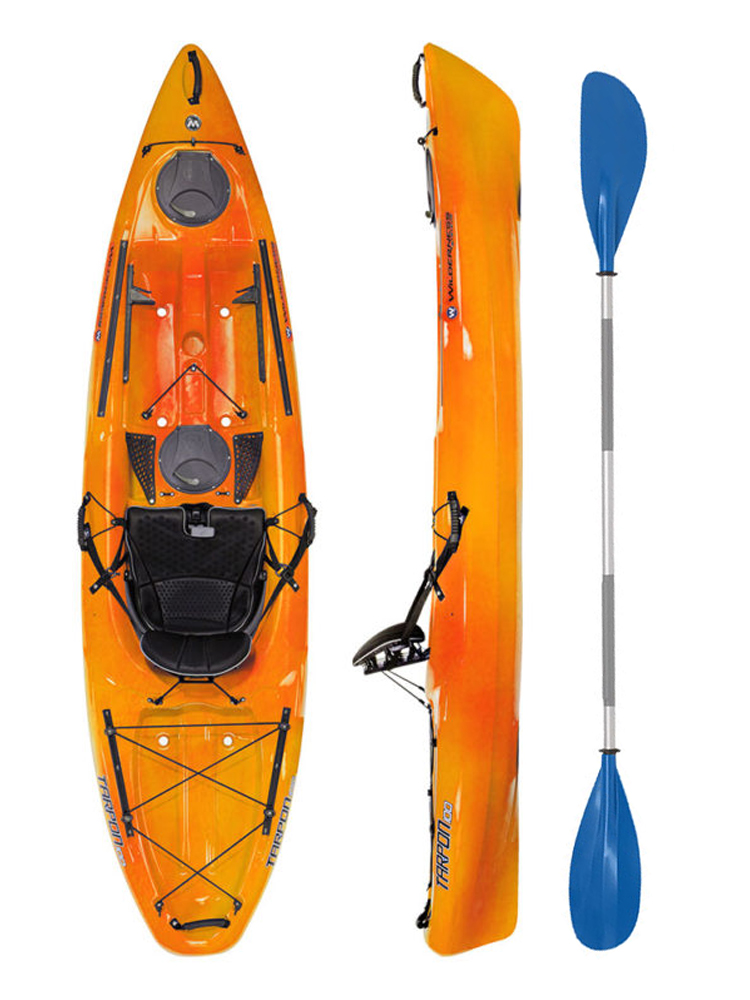 Wilderness Systems Tarpon 100 Mango with Drift Paddle Package Wilderness Systems Tarpon 100 Sit On Top Kayak - Mango - Image 1