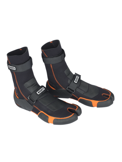 ION 3/2mm Magma Split Toe Wetsuit Boots - Black/ Orange