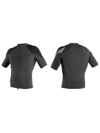 O'Neill Reactor 2 Short Sleeve 1mm Neoprene Top - Graphite/Black/Cool Grey
