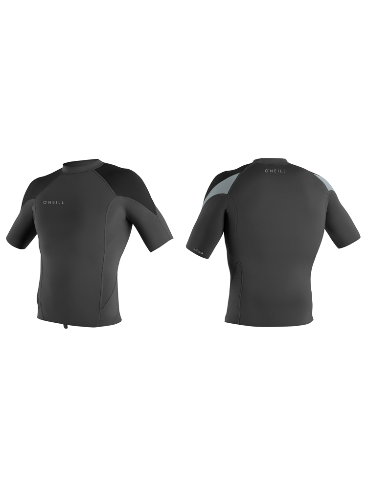 O'Neill Reactor 2 Short Sleeve 1mm Neoprene Top - Graphite/Black/Cool Grey O'Neill Reactor 2 Short Sleeve 1mm Neoprene Top - Graphite/Black/Cool Grey