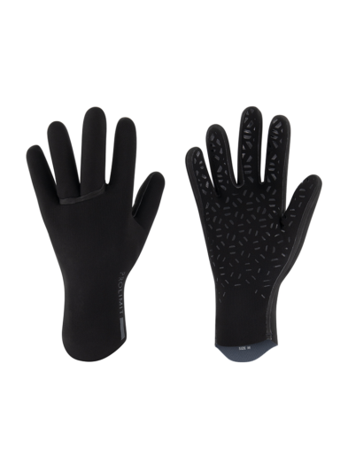 Skin/Mesh 2mm neoprene uppertaped inside for no water entryglued and blind stitched construction inside palm with double line neoprene against wear and tear. • 2mm Double lined with taped outside seams • inside palm protection for wear and tear • glued and blind stitched construction