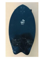 Hamboards Twisted Fin Surfskate 26" Skateboard Longboard - Blue/Black