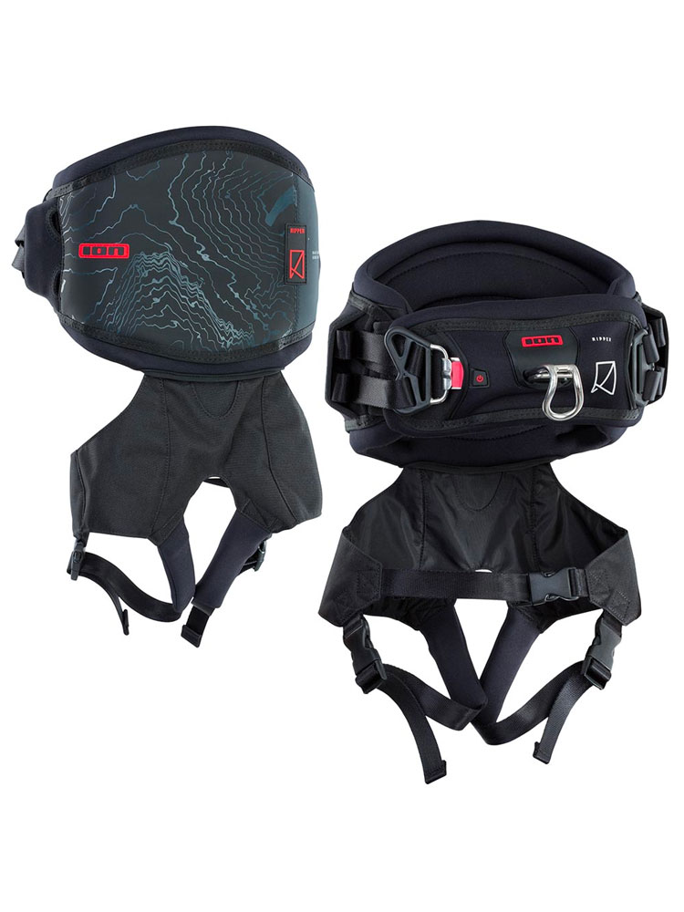 ION-Ripper 2024 ION Ripper WS 2 Kids Windsurf Waist Harness - Black 48212-4735 - Image 1