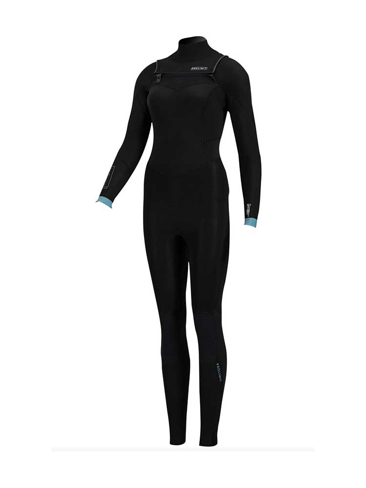 Untitled-1-Recovered Prolimit Fire Steamer Freezip 4/3mm – Black/Turquoise XL ONLY - Image 1