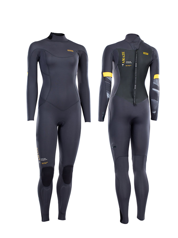 2021 ION Amaze Core Semidry 5/4mm Back Zip Womens Wetsuit - Steel Grey - 48213-4510 ION Amaze Core Semidry 5/4mm Back Zip - Steel Grey - Image 1