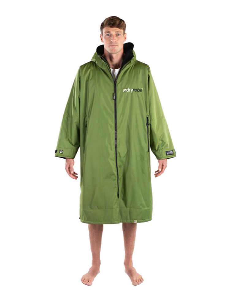 Untitled-1-Recovered-Recovered Dryrobe Advanced Long Sleeve Forest Green / Black - Image 1