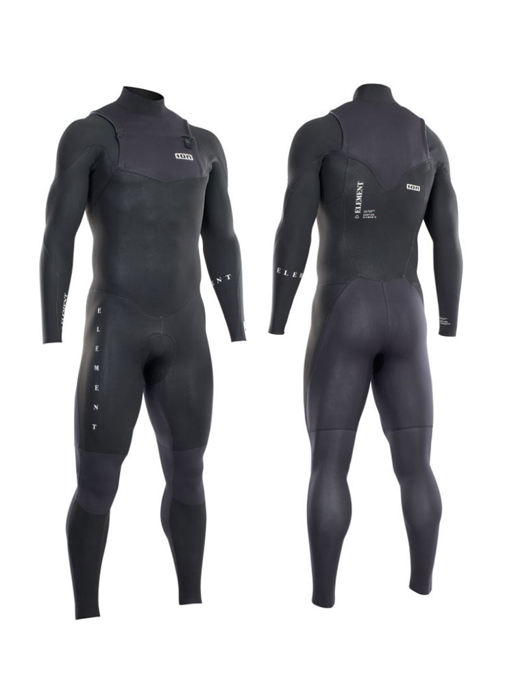Untitled-1 ION Element 5/4mm Front Zip Wetsuit - Black - Image 1