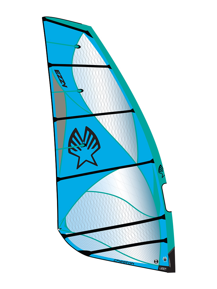 2022 Ezzy Cheetah Winsurfing Sail - Blue 2022 Ezzy Cheetah Winsurfing Sail - Blue