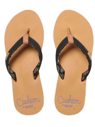 REEF Cushiun Sands - BLACK/TAN