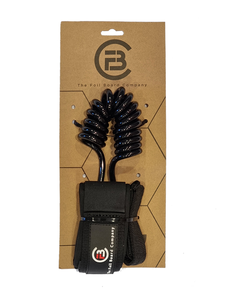 FBC Ankle Coiled Board Wing Foiling Leash FBC Ankle Coiled Board Wing Foiling Leash
