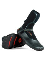 Solite 8mm Custom Fire 2.0 Mouldable Wetsuit Boots With Strap and Socks - Black/Red