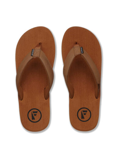 FoamLife SEALES - MENS FLIP FLOPS - TAN/TAN