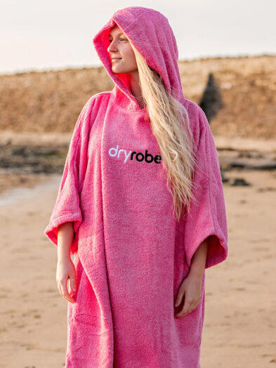 Dryrobe Adult Towel - pink