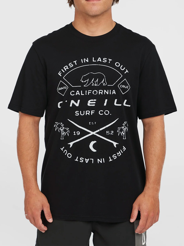 O'Neill Jack O'Neill Muir T-Shirt - Black O'Neill Jack O'Neill Muir T-Shirt - Black