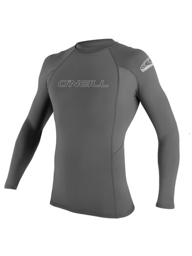 O'Neill Basic Skins L/S Rash Guard - Graphite