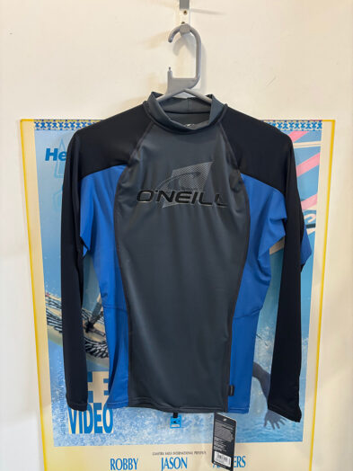 O'Neill Mens L/S Rash Vest - Blue/Black