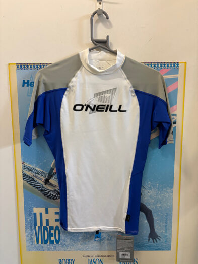 O'Neill Mens Rash Vest - White/Blue