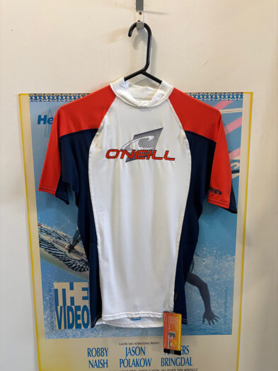 O'Neill Mens Rash Vest - White/Red