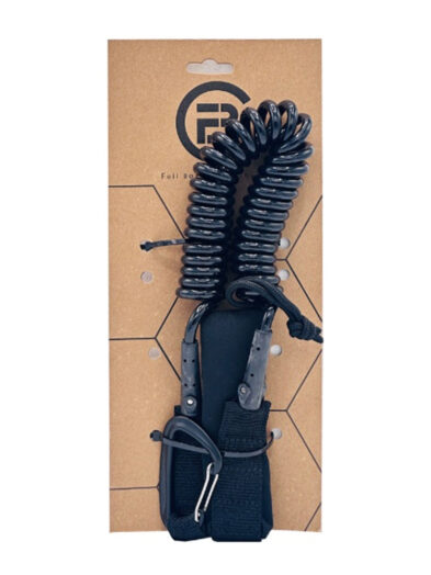 FBC Board Coilied Clip on Leash for Waist Belts