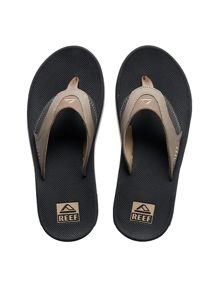 Reef Fanning Mens Flip Flops - Fossil/Raven Reef Fanning Mens Flip Flops - Fossil/Raven