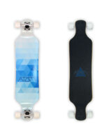 Atom 39" Drop Deck - Blue Triangles
