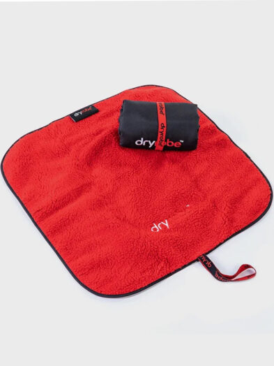 DRYROBE Changing Mat - Black Red