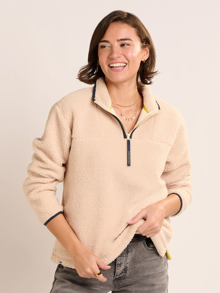 Brakeburn Wey Quarter Zip Borg Fleece Brakeburn Wey Quarter Zip Borg Fleece