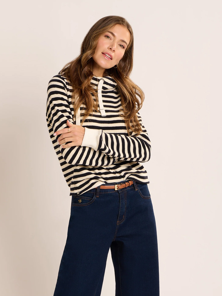 Brakeburn Blackwater Textured Elise Hoodie Brakeburn Blackwater Textured Elise Hoodie