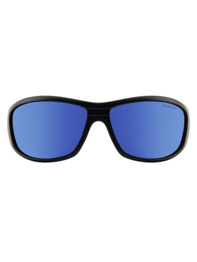 Dirty Dog Sunglasses Vampire (M) Satin Black | Grey/Blue Mirror Polarised - 53832
