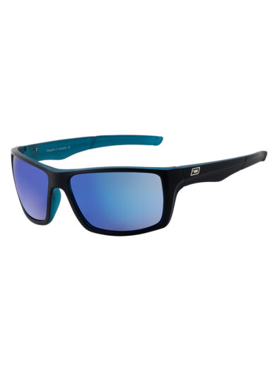 Dirty Dog Primp Satin Black Xtal Blue Grey Fusion Mirror Polarised 53375