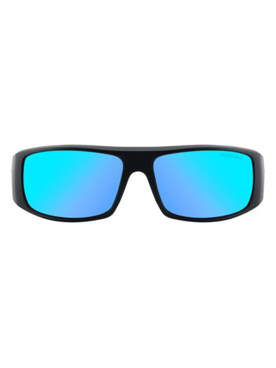 Dirty Dog Sunglasses Sharky Black Frame Ice Blue Lens - 53805