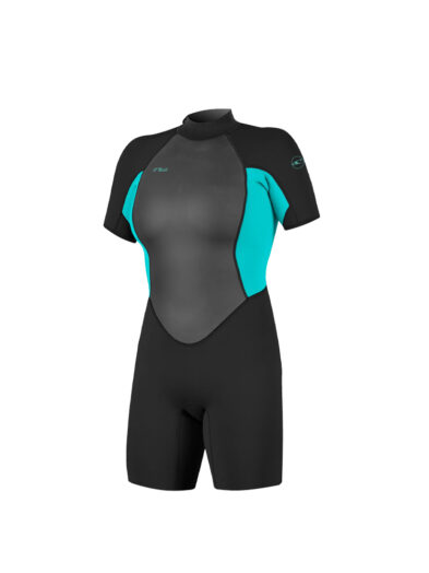 O’Neill Reactor 2 Shorty 2mm Ladies Summer Wetsuit - Aqua