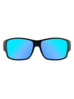 Dirty Dog Sunglasses Hoodoo Black Frame | Ice Blue Mirror Polarised Lens - 53799