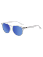 Dirty Dog Sunglasses Racoon Crystal Grey Frame | Ice Blue Mirror Polarised - 53785