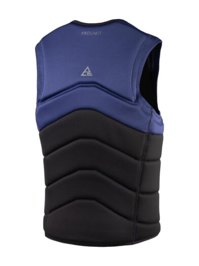 Prolimit Ace Impact Vest Front Zip - Black/Blue