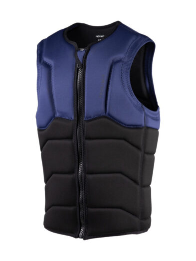 Prolimit Ace Impact Vest Front Zip - Black/Blue